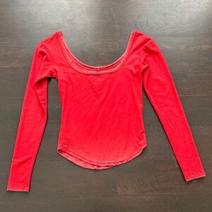 For Love And Lemons Scarlet Long Sleeve Top